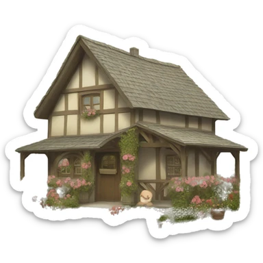 Vintage Meet Cottagecore sticker