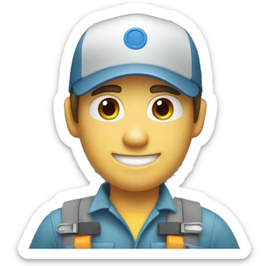 Air conditioner technician  sticker