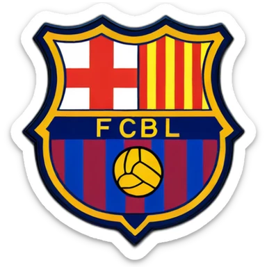 Fc Barcelona logo sticker