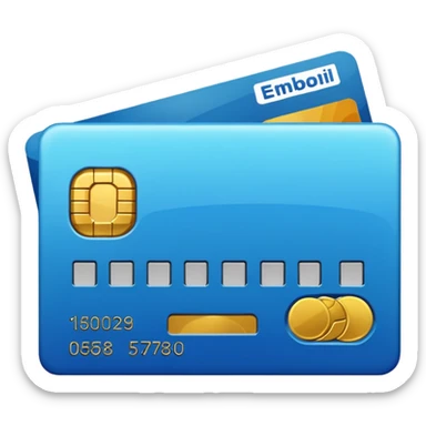 bank debitcard sticker