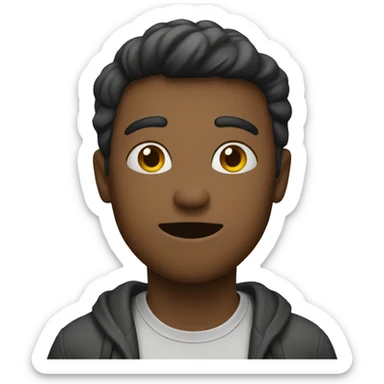 person wondering sticker