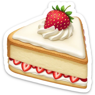 vanilla shortcake slice triangle sticker