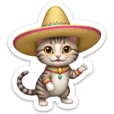 Cats salsa dancing  sticker