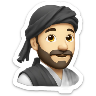 Juif qui prie sticker