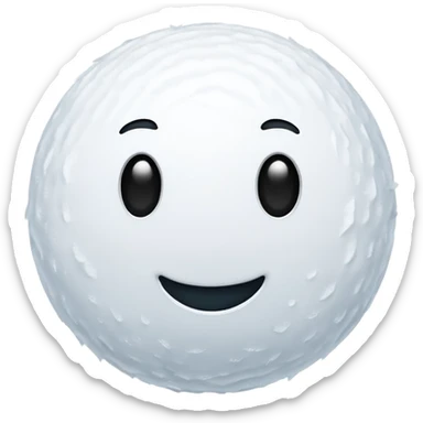 normal snowball sticker