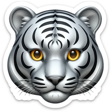 Metal Tiger sticker