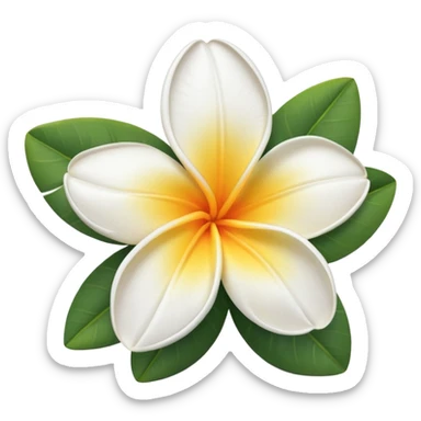 Frangipani sticker