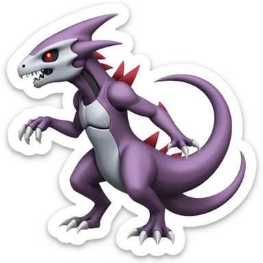 Duskull-Marowak-Darkrai-Genesect-Fakémon-fusion (full body) sticker