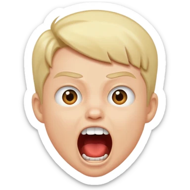 Random kid yapping sticker