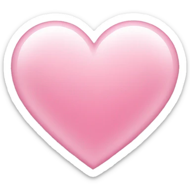 pretty pink heart sticker