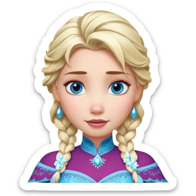 elsa frozen disney sticker