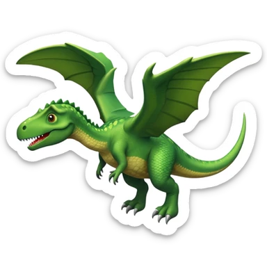 Flying dainosar  sticker