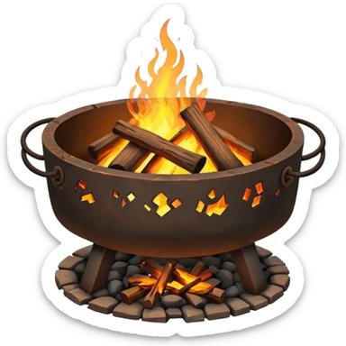 Forge Fire Pit sticker