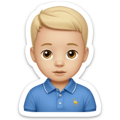 A preppy baby sticker