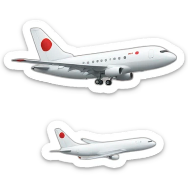 Japon plane  sticker