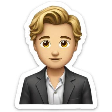 Young Leonardo DiCaprio sticker