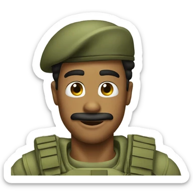 Goofy ahh army sticker