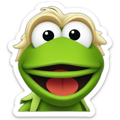 LGBT kermit frog sticker