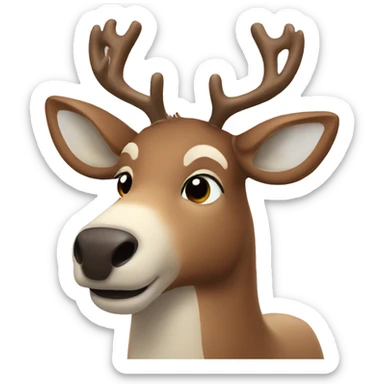 reindeer sticker