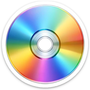 CD disk sticker