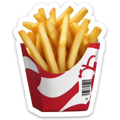 🥹 chick-fil-a fries ￼ sticker