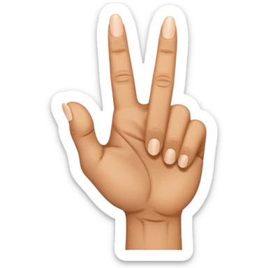 Smiling middle finger sticker