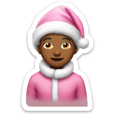 cute pink christmas  sticker
