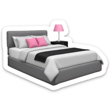 3D rendering realistic still life ultra detailed, HD, 5000x5000 pixels, very clean lines, no background, no emoji icons, no emoji faces. Teenage girls messy bedroom, with taylor swift posters, MacBook, a lamp. Grey, black, pink palette. Detailed, vivid, creative  sticker