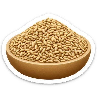 a bunch of sesame seeds sticker