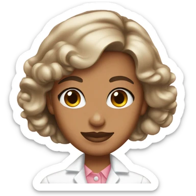 Preppy skin care sticker