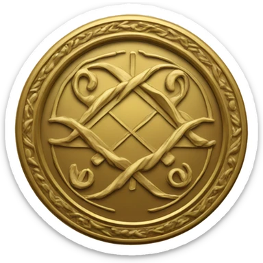 Golden Order Seal/Sigil sticker
