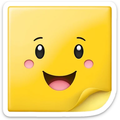 Post it note stationary  sticker