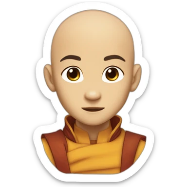 aang airbender sticker