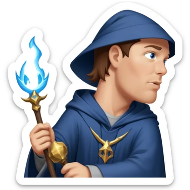 Stormcaller Wizard sticker