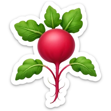 Radish sticker