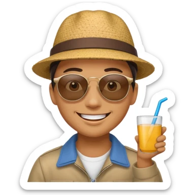 Out of office taking a break sticker