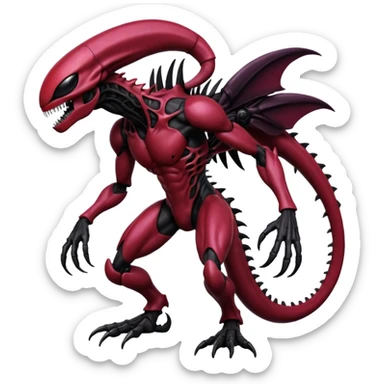 Venom-Xenomorph-Darkrai-Genesect-fusion, Full body  sticker
