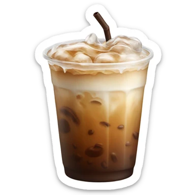Iced coffe sticker