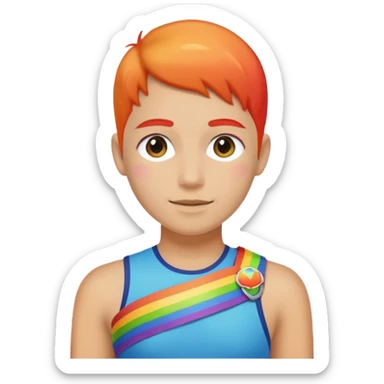 Rainbow nazi sticker