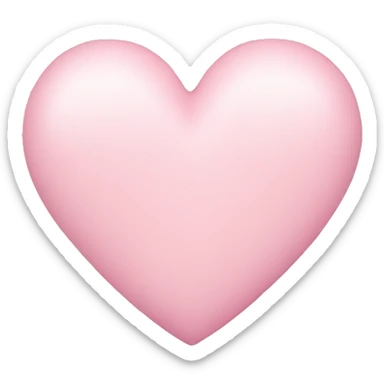 pastel pink heart sticker