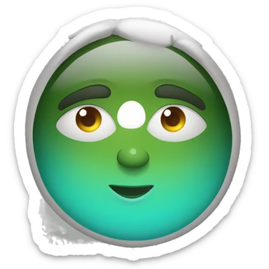 uma moça loira de olhos azuid sticker