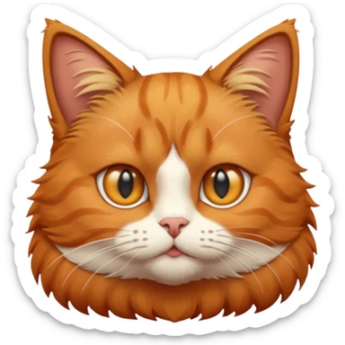 cat with speech bubble saying  i hate it here sticker