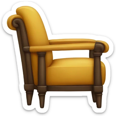 being armchair sticker