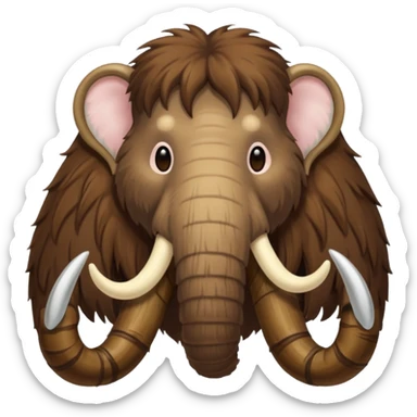 Mammoth sticker