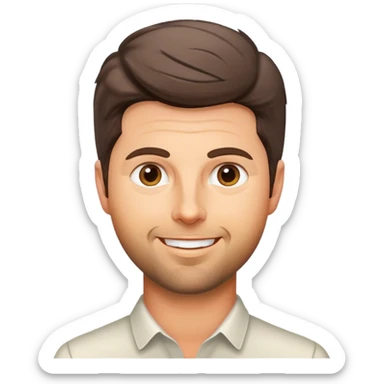 Adam Scott saying happy birthday sticker