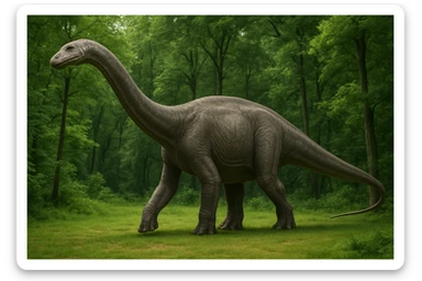 Brontosaurus sticker