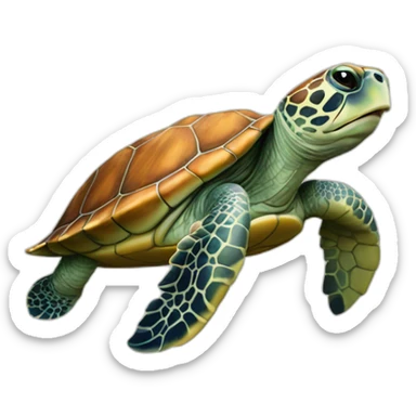 tortue de mer sticker