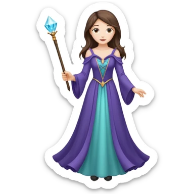 magicienne pour site Web thème magie  sticker