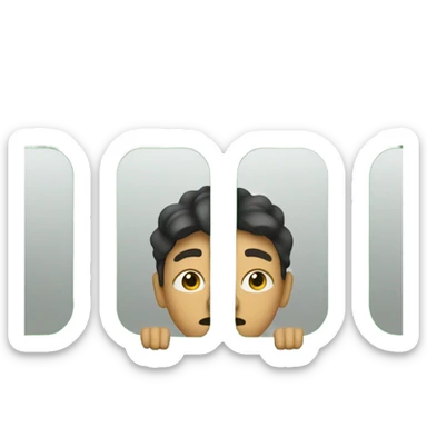 Stuck upset on green train sticker