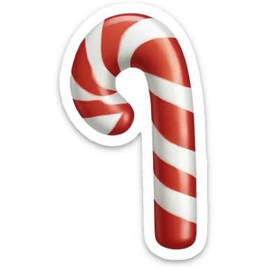Christmas’s candy cane sticker